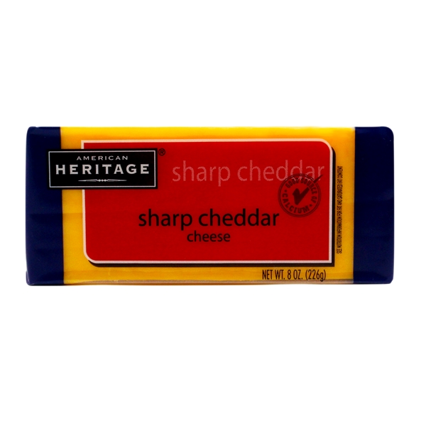 美國<br>特強味切達乾酪<br>Heritage<br> Sharp Cheddar Cheese<br>226g